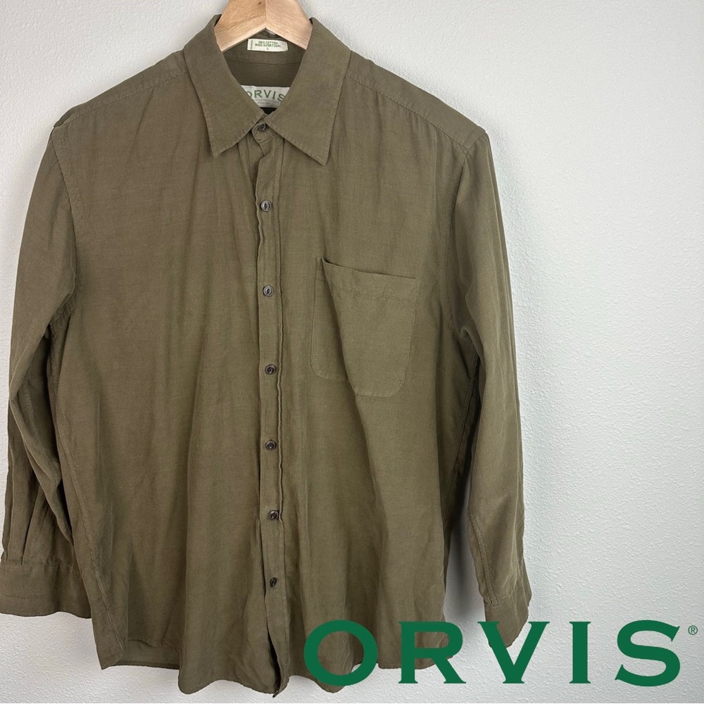 Orvis corduroy button-down shirt